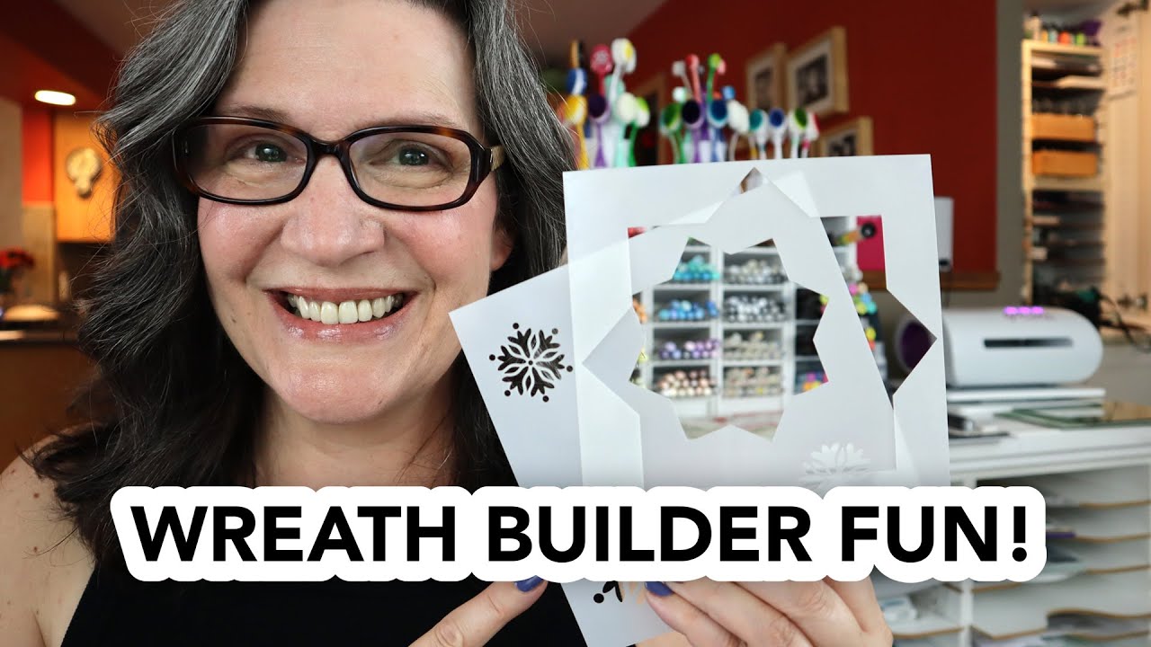 A wreath builder tag and card (Gina K. Designs!)