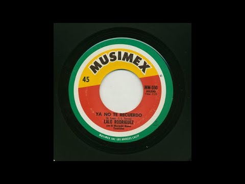 Putar Ya no te recuerdo - Lalo Rodriguez
