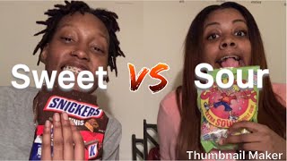 Sweet Vs Sour Challenge!!