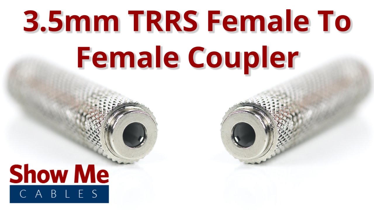 Female To 3.5mm Female Adapter - TRRS 