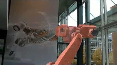 Dancing robot visits ABB