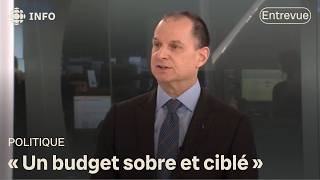 Quebec's budget will be tabled on March 18: Interview with Eric Girard | First the News