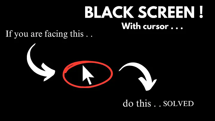 FIX Black Screen with Cursor in Windows 10 & 11 (2025 Guide) | Quick 3-Step Solution!