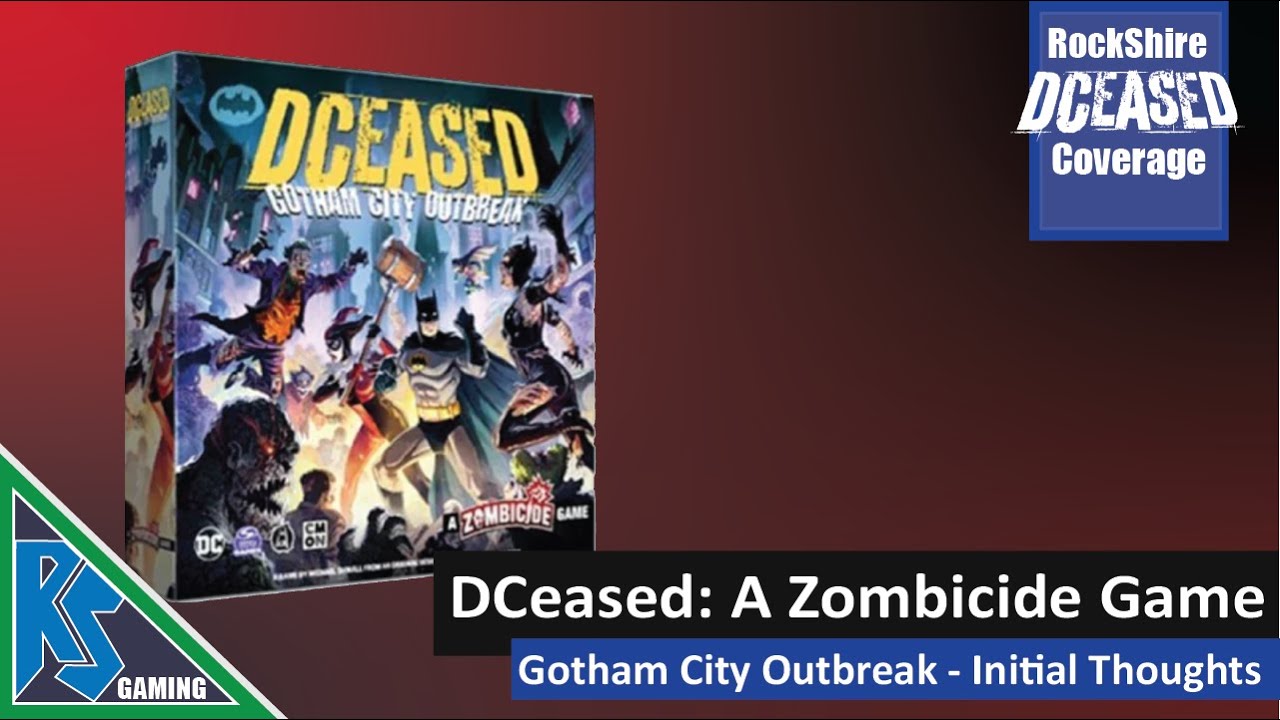 Ozzie Collectables Juego De Mesa DCeased: Gotham City Outbreak - Zombicide, 1-4 Jugadores, Con Miniaturas DC Juego Mesa DCeased