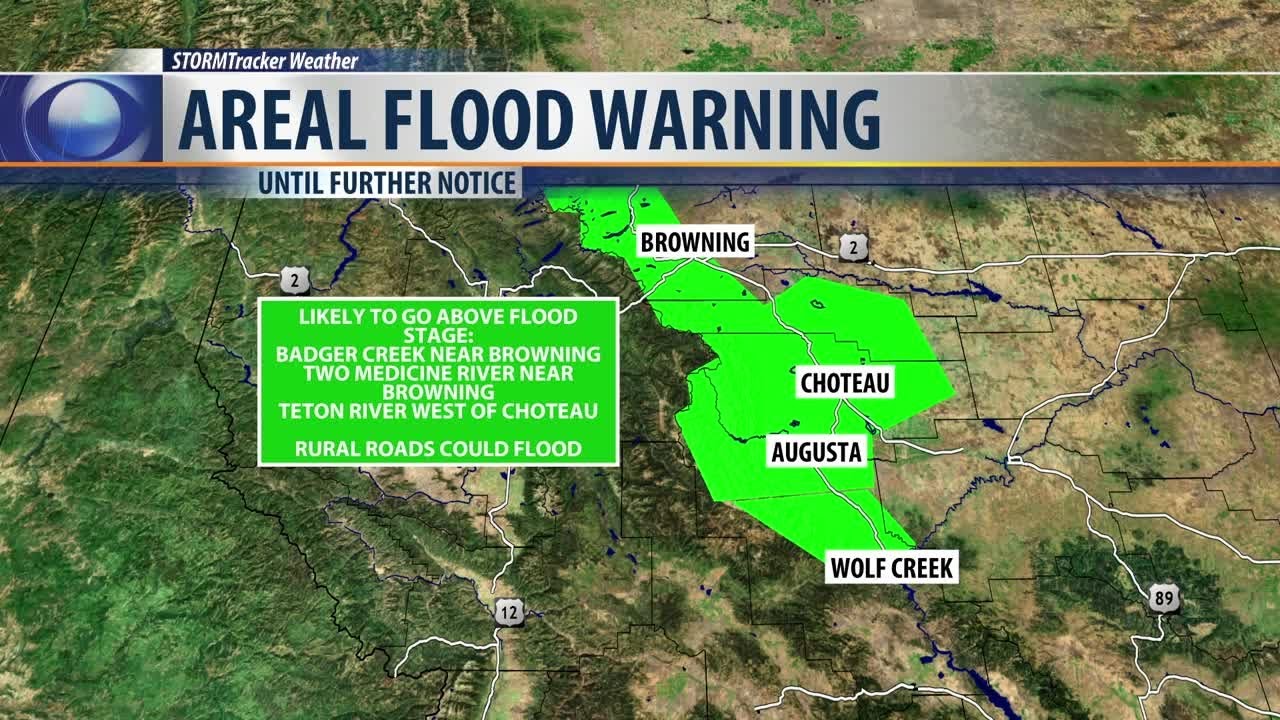 Flood Warnings issued for much of Montana - YouTube
