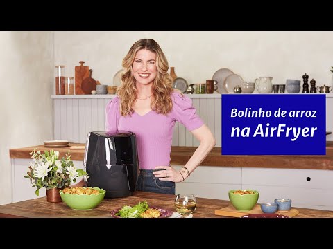 Bolinho de arroz na AirFryer | Contém o segredo para ficar levinho | Com Rita Lobo