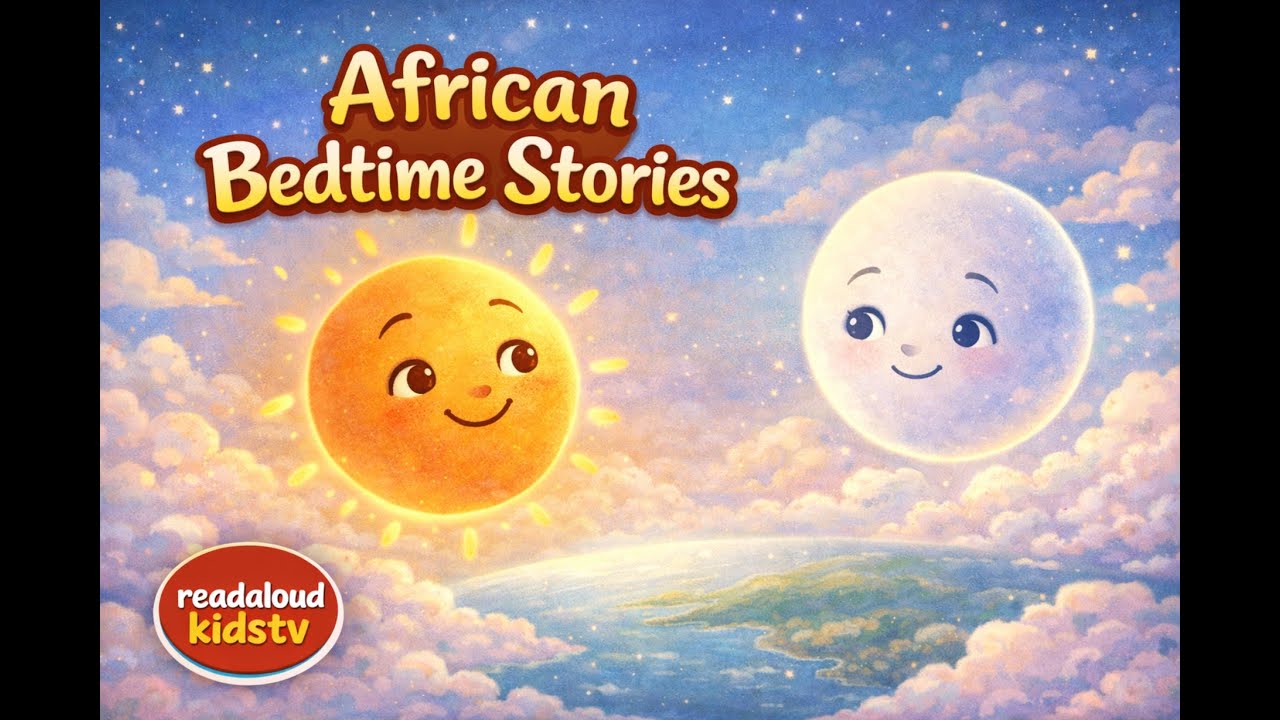 Why Sun and Moon Live in Sky | African Folktale for Kids | ReadAloud Bedtime Stories