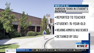 Handgun found in student’s backpack at South Effingham High School
