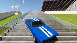 Car VS Mega Ramp Realistic Crash "BeamNg Drive" screenshot 3