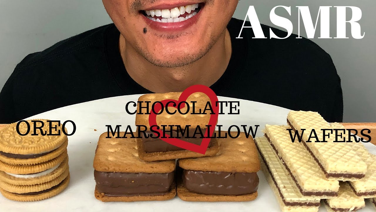 ASMR | S'MORES Flavored Snacks | Eating Sounds - YouTube