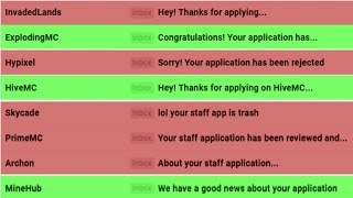 I APPLIED FOR STAFF on 50 MINECRAFT SERVERS (IT WORKED)