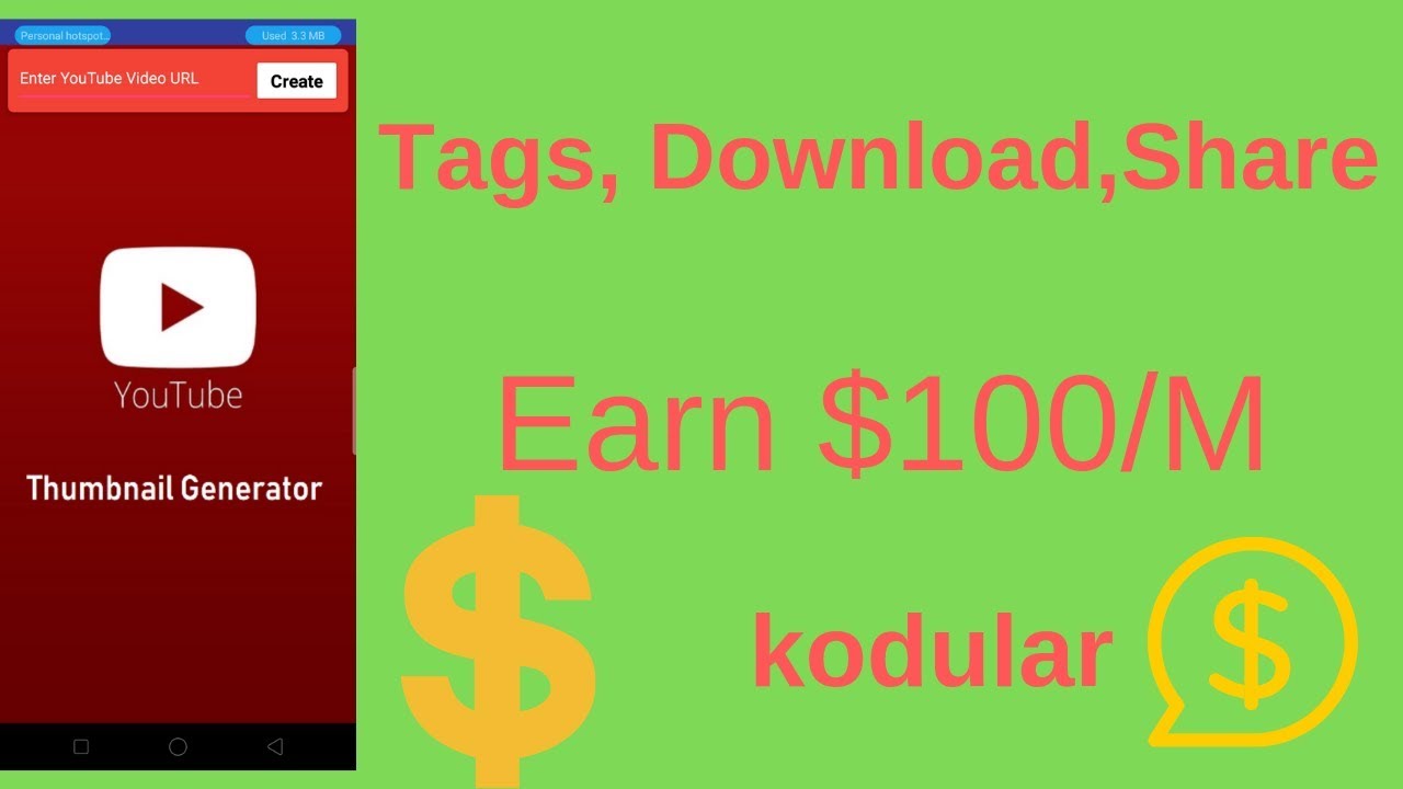 The All in One Youtube Tool App Makeroid Full Tutorial Earn Money with AIA File free