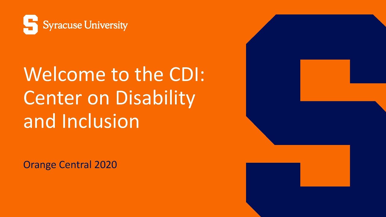 Center on Disability and Inclusion Launch Event - YouTube