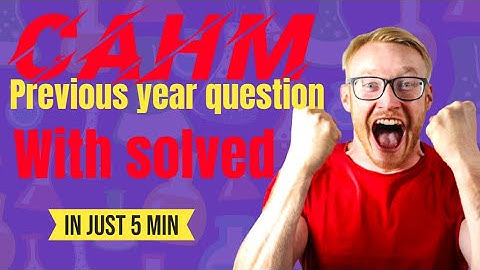 CAHM #bteup previous year question paper|| Computer science engineering previous years question ||💯❤