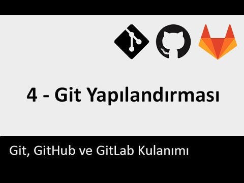 Git Dersleri - 4 - Git Yapılandırması