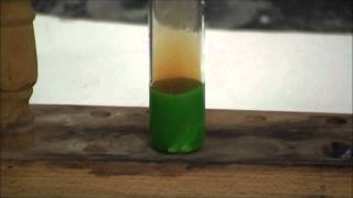 Copper reacts with concentrated nitric acid
