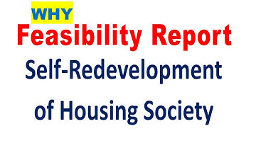 Why Feasibility Report for Self Redevelopment is important #Mumbai #redevelopment #society