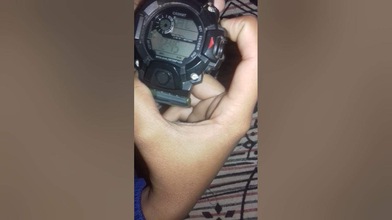 how to set alarm in c shock watch YouTube