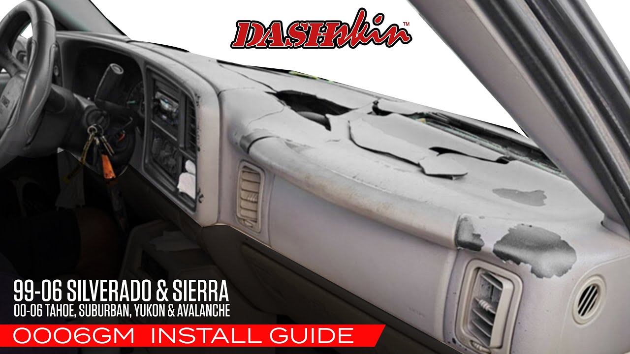 HOW TO: DashSkin 00-06 Tahoe/Suburban/Yukon/Avalanche/Silverado/Sierra Dash  Cover Installation 