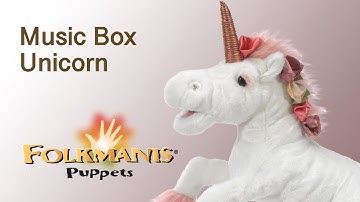 Folkmanis® Music Box Unicorn Puppet Demo