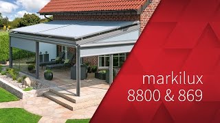 markilux 8800 & markilux 869 - Wintergarten-Markise