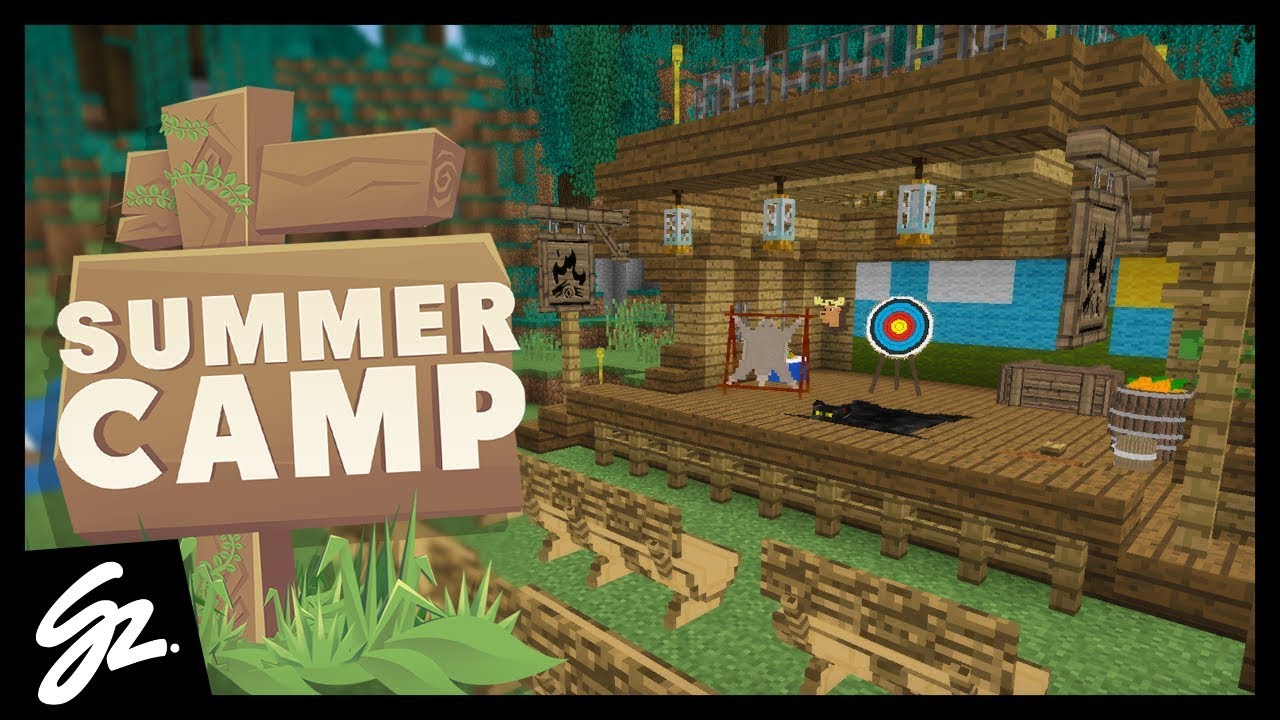 WELCOME TO CAMP!! - Minecraft Summer Camp - #1 - YouTube