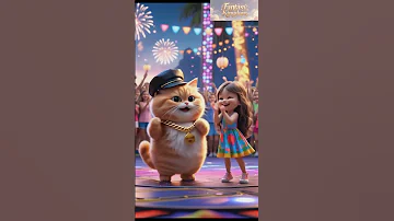 Cat Chubby And Baby Dance With Song القط تشوبي و البيبي يرقصن على الاغنية Cat Baby Dance Fyp 