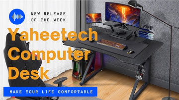 Yaheetech 44 Inches W Gaming Desk #computerdesk