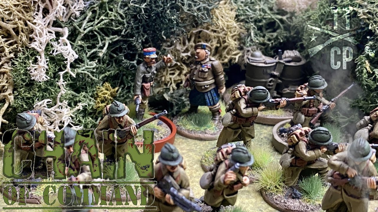 Tabletop CP: Chain of Command Battle Report- The Patrol - YouTube