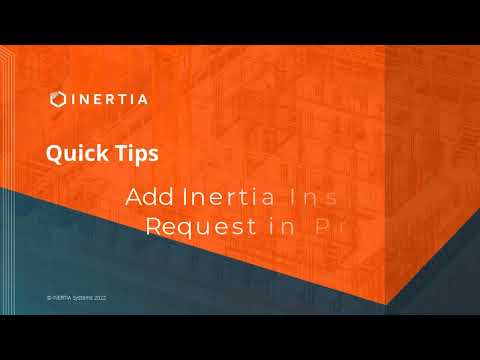 Create Inertia Inspection Request within Procore