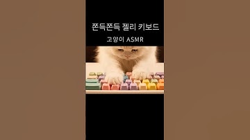 쫀득한 젤리 키보드 ASMR🤩 #asmr #shorts