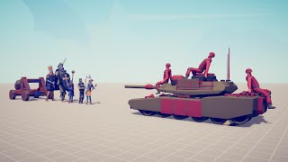 TANK vs EVERY FACTION - Totally Accurate Battle Simulator TABS