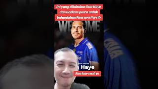 ini yang dilakukan Tom Haye dan Beckam putra untuk Bahagiakan Fansnya #persib #tomhaye #liga1 #veda