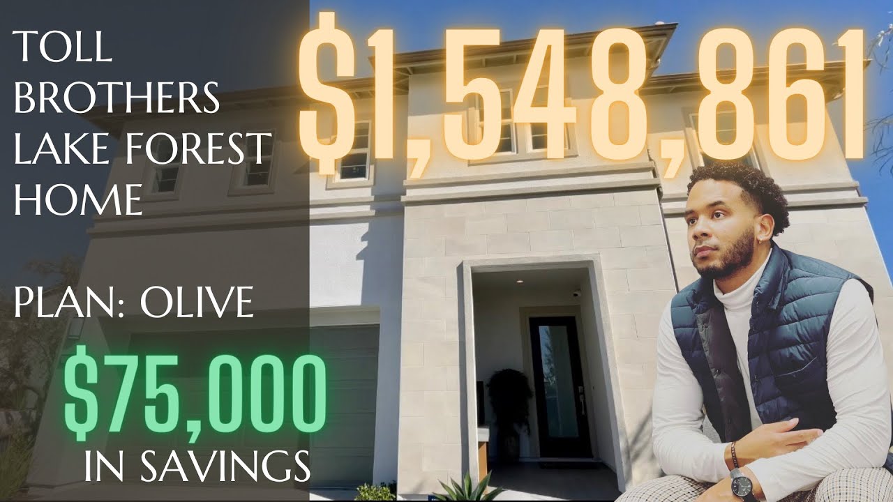 Toll Brothers New Home Tour Lake Forest, CA 3 Bedrooms / 3