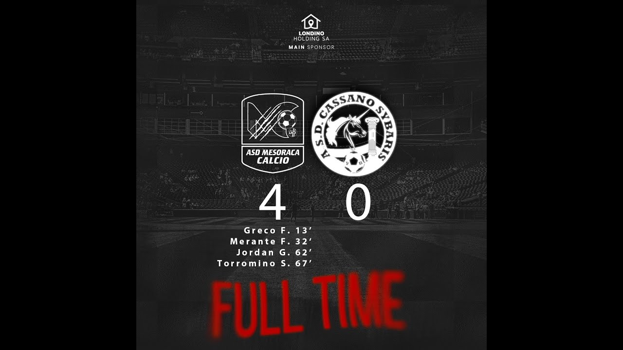 Mesoraca-Cassano 4 -0: gli highlights | Campionato Promozione A