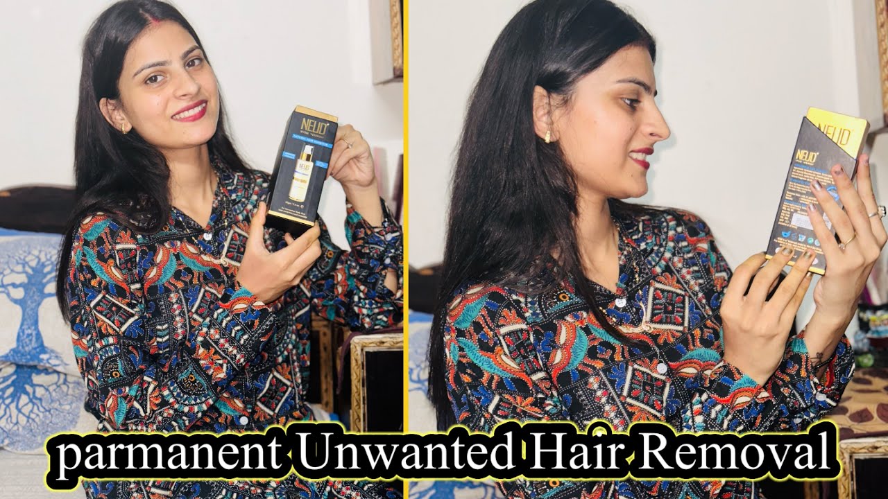 Permanent Hair Removal Cream NEUD Natural Hair Inhibitor 100 Natural