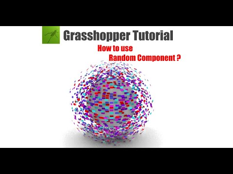 【Grasshopper Tutorial】Randomコンポーネントの使い方