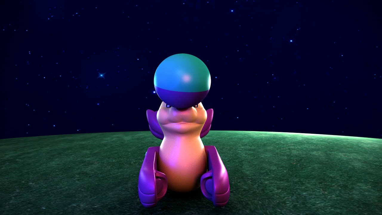 My Animated TV Interstitial - with Tomy Neil the Seal Toy - We'll be Right Back - Short 3D Animation