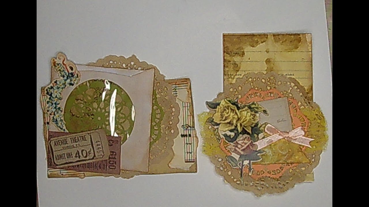 Pockets for Junk Journals / Build your stash / Tutorial - YouTube