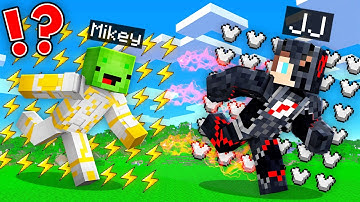 BLACK FLASH Speedrunner vs GODSPEED Hunter : JJ vs Mikey in Minecraft Maizen!
