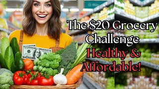 The $20 Grocery Challenge – Healthy & Affordable! 🥦