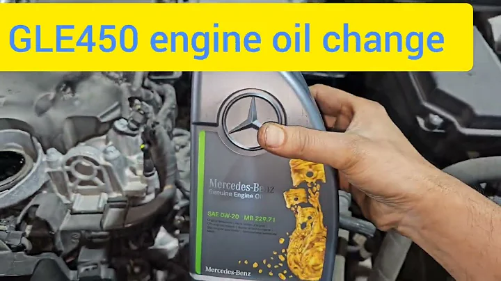 Mercedes GLE450 engine oil change