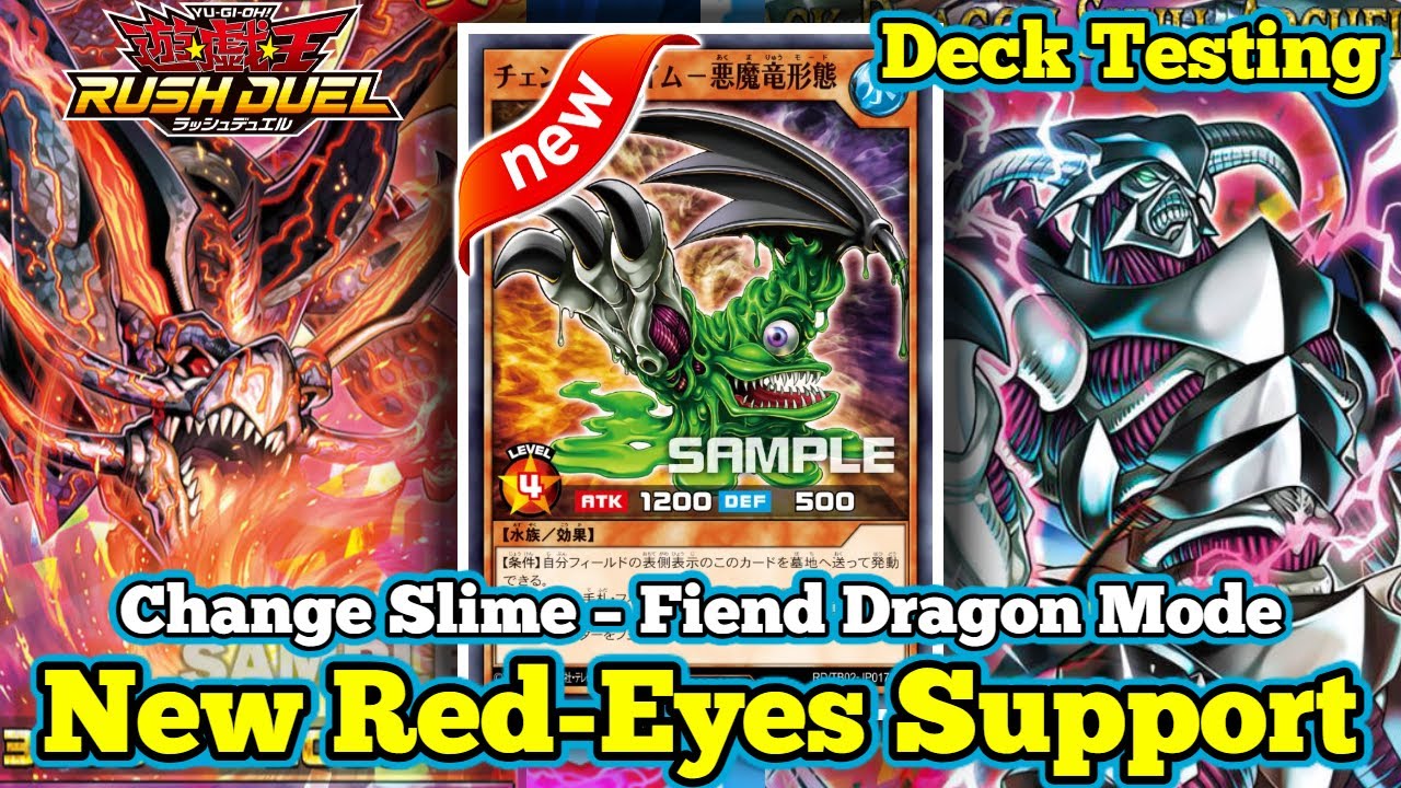 NEW RED-EYES Support cards!!! Deck Testing - Yu-Gi-Oh Rush