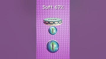 0% vs 100% Soft Minecraft 3D Simulation 💎⛏️