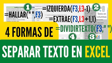 Cómo🔴SEPARAR TEXTO en Excel✅Función DIVIDIRTEXTO