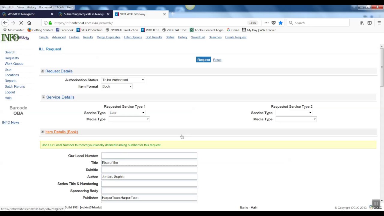 Create Requests from Search Results