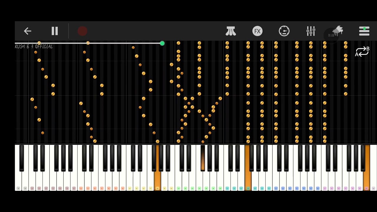 Rush e 3 on perfect piano - YouTube