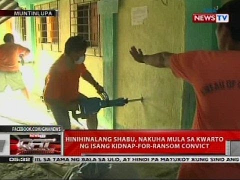 Thumbnail for Hinihinalang shabu, nakuha mula sa kwarto ng isang kidnap-for-ransom convict