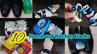 10Amazing home and kitchen hacks tips trickideas|useful no cost kitchen cleaning | Azrainthekitchen