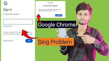 How To Fix Gmail Sing In Problem On Google Chrome || cookies are disabled problem solution
